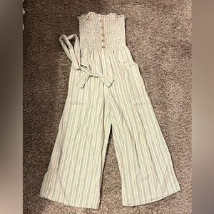 Striped Sleeveless Romper